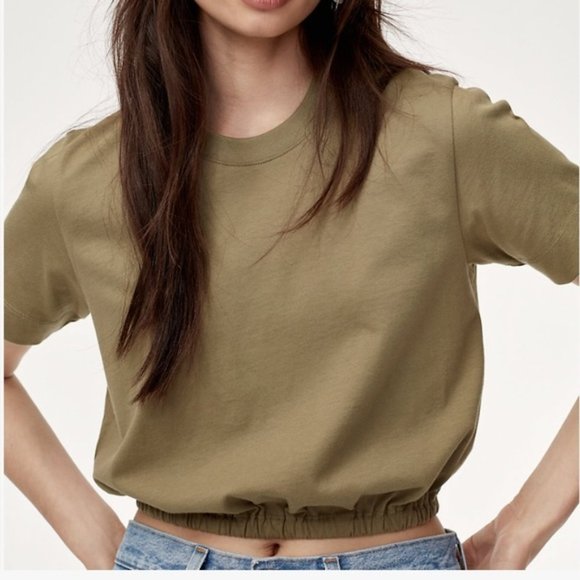 Aritzia xs olive green Piad shirt - Picture 1 of 1